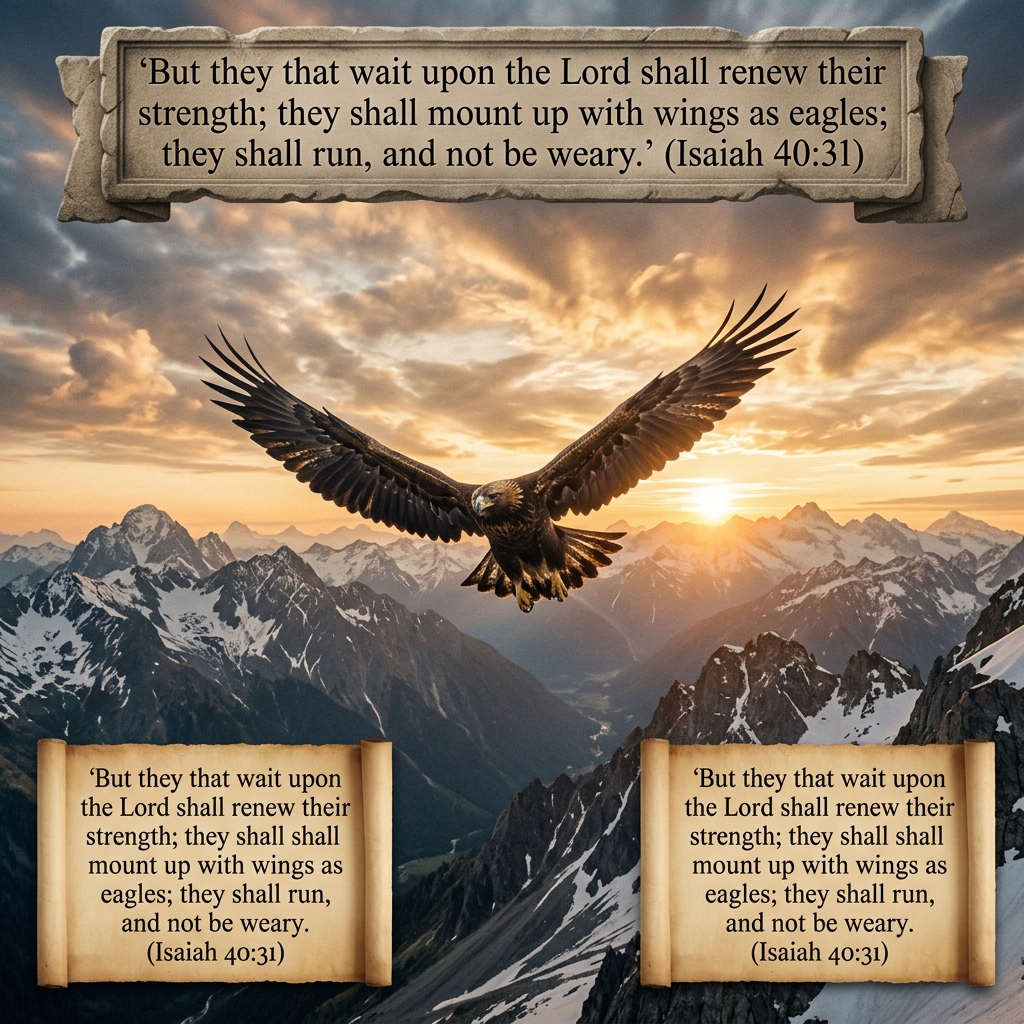 They shall mount up with wings as eagles — Isaiah 40