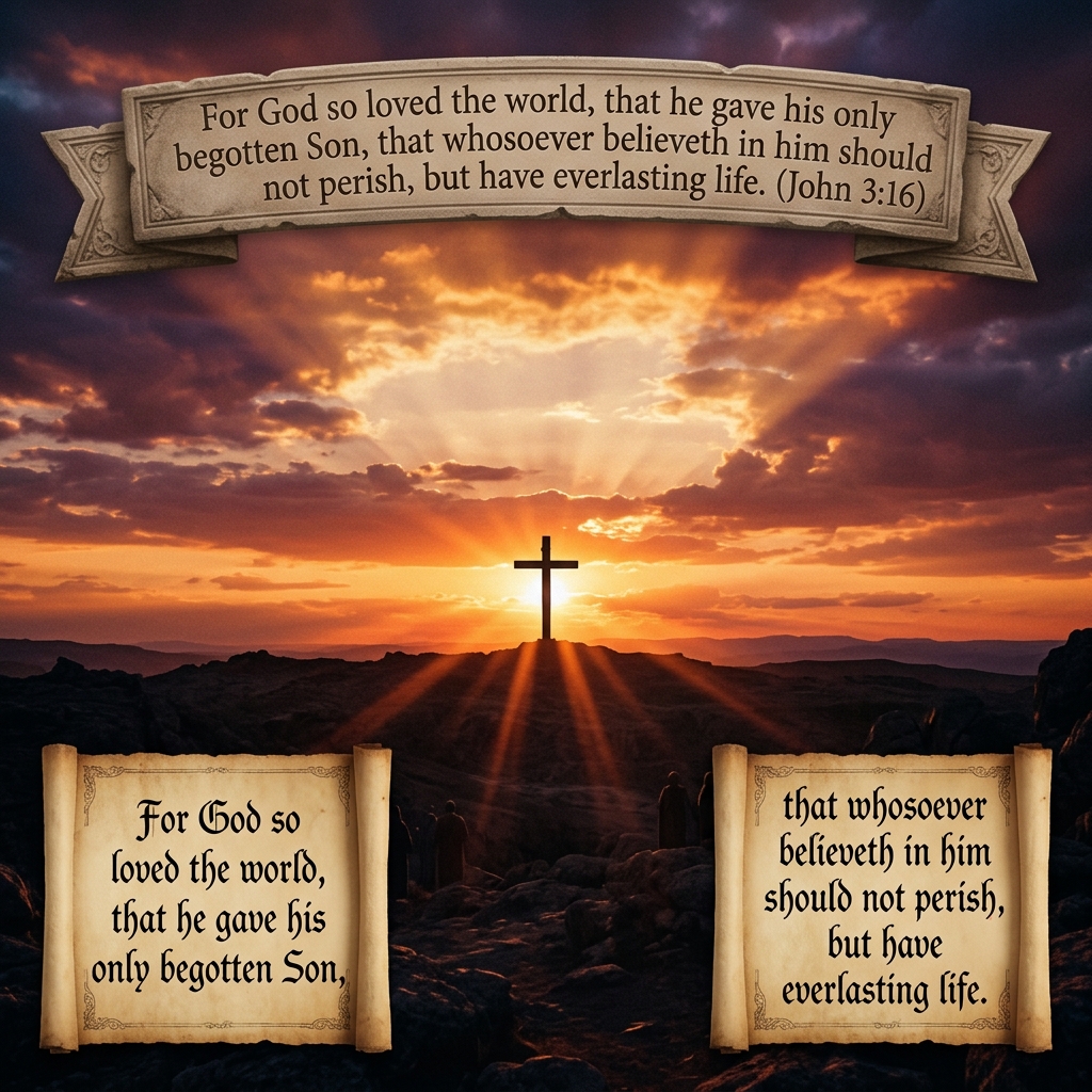 For God so loved the world — John 3:16