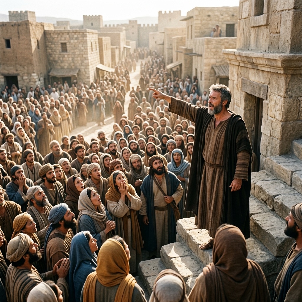 The Fisherman Preaches — Acts 2:14–36