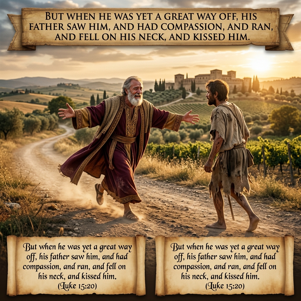 Biblical illustration — How to Walk in Forgiveness Every Day — And he arose, and came to his father — Luke 15:20 KJV
