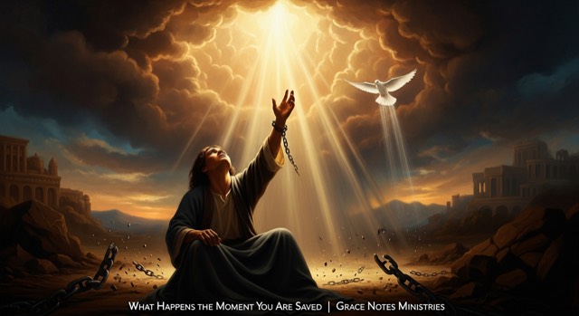 What Happens the Moment You Are Saved