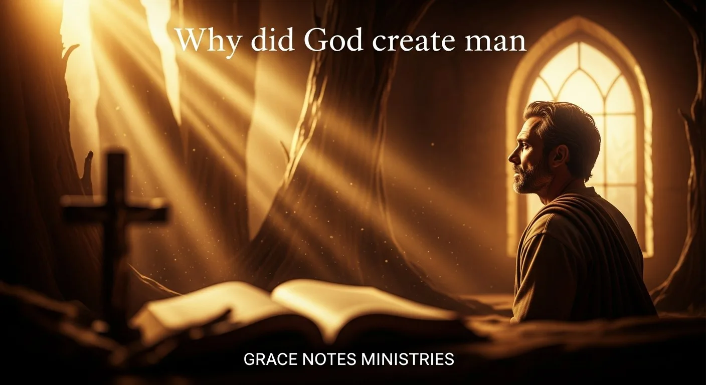 Why did God create man