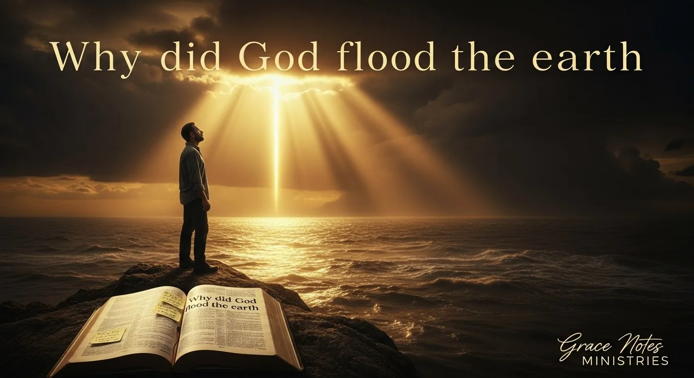 Why did God flood the earth