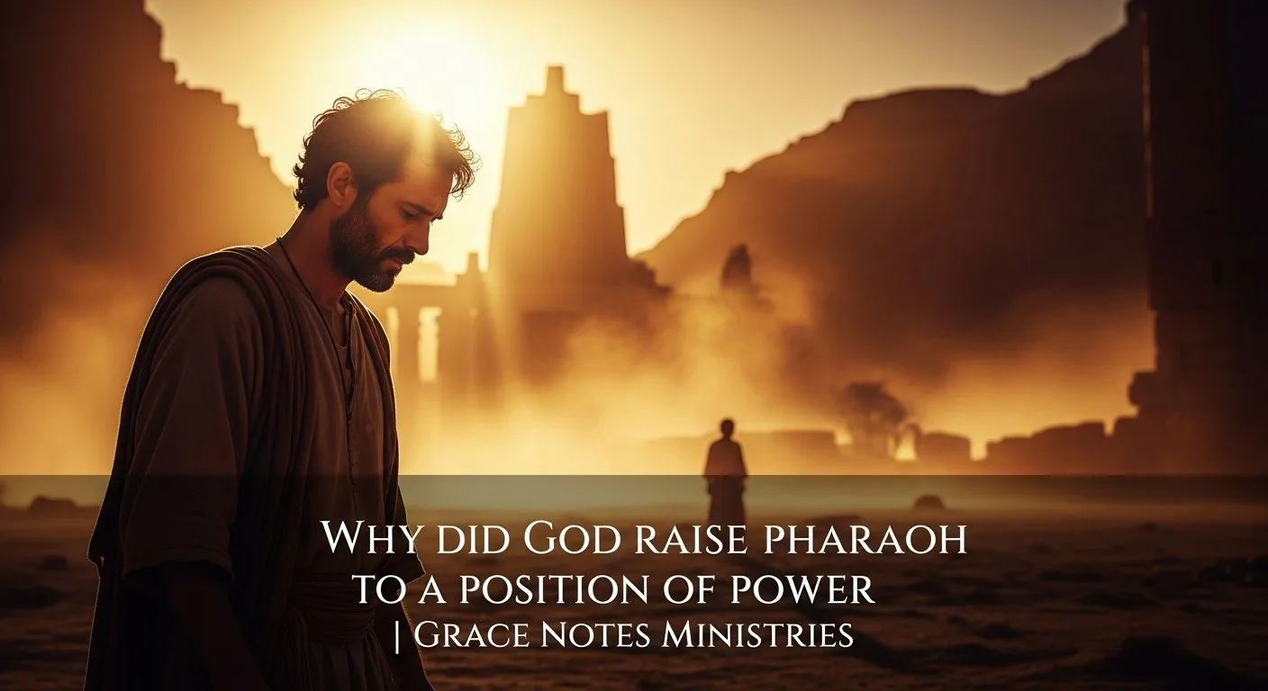Why did God raise pharaoh to a position of power
