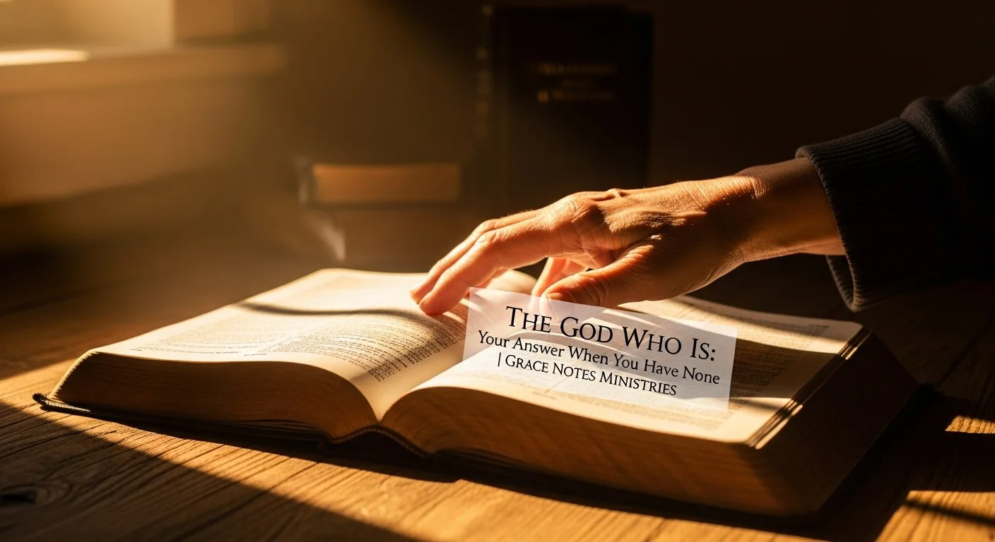 The God Who Is: Your Answer When You Have None