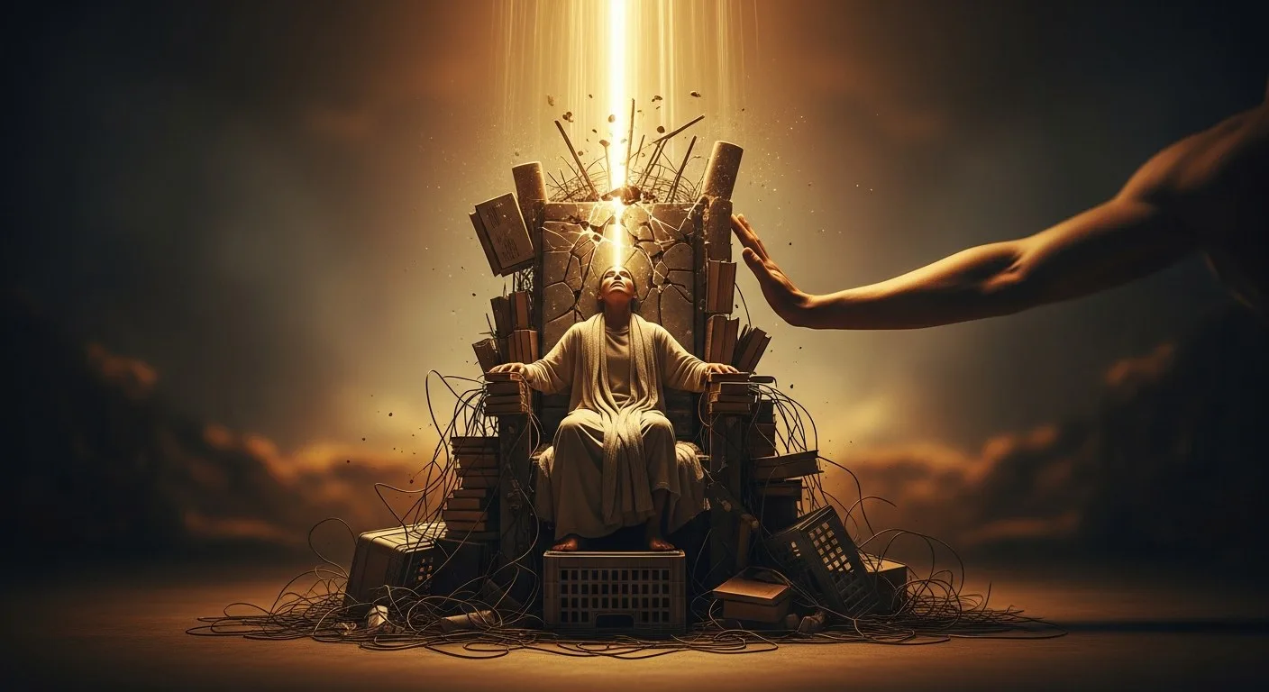 The Moment God Resists Our Self-Made Throne