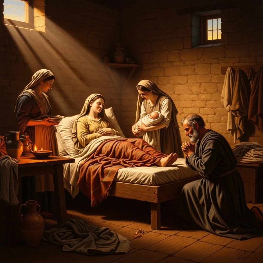 John the Baptist Is Born · Grace Notes Ministries illustration