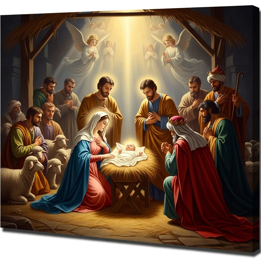 The Savior Is Born · Grace Notes Ministries illustration