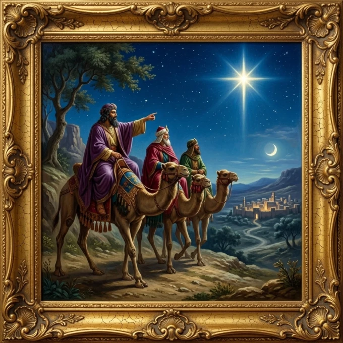 The Wise Men and the Star · Grace Notes Ministries illustration