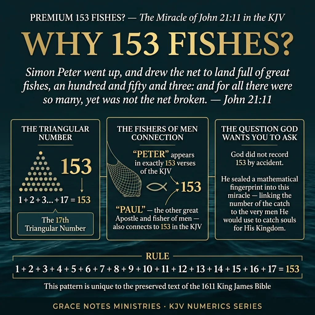 Why 153 Fishes — The triangular number, Peter, Paul, and the KJV