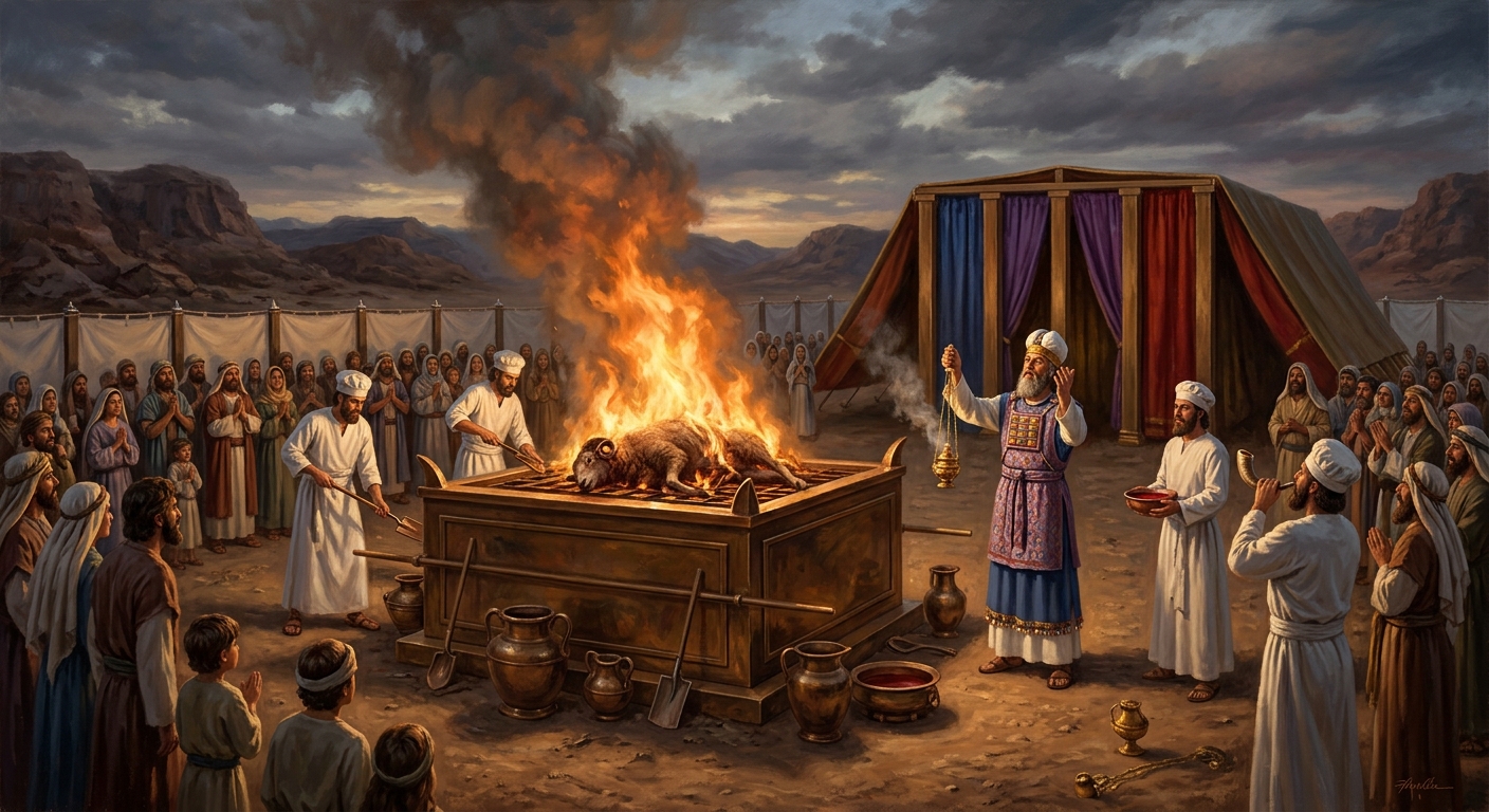 Exodus 38 Biblical Illustration