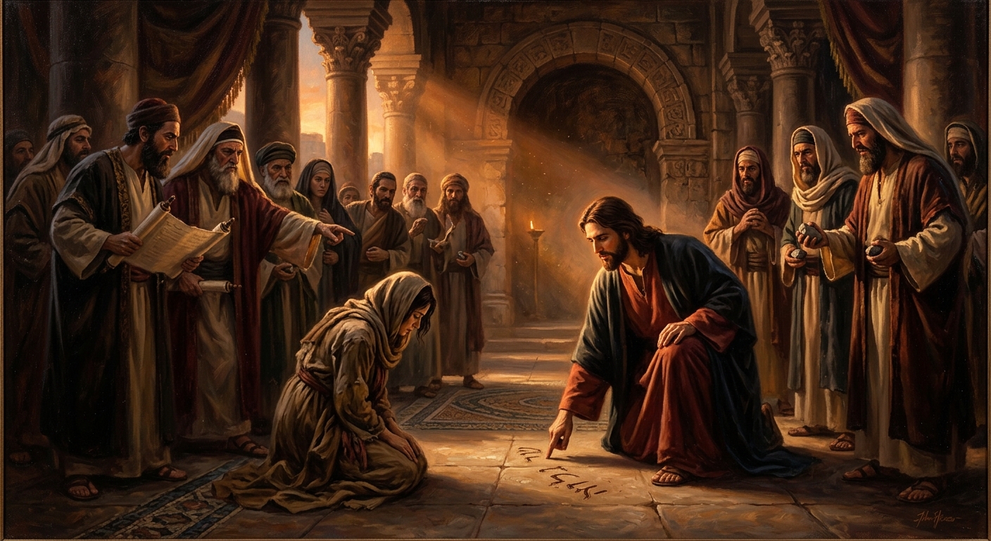 John 8 Biblical Illustration