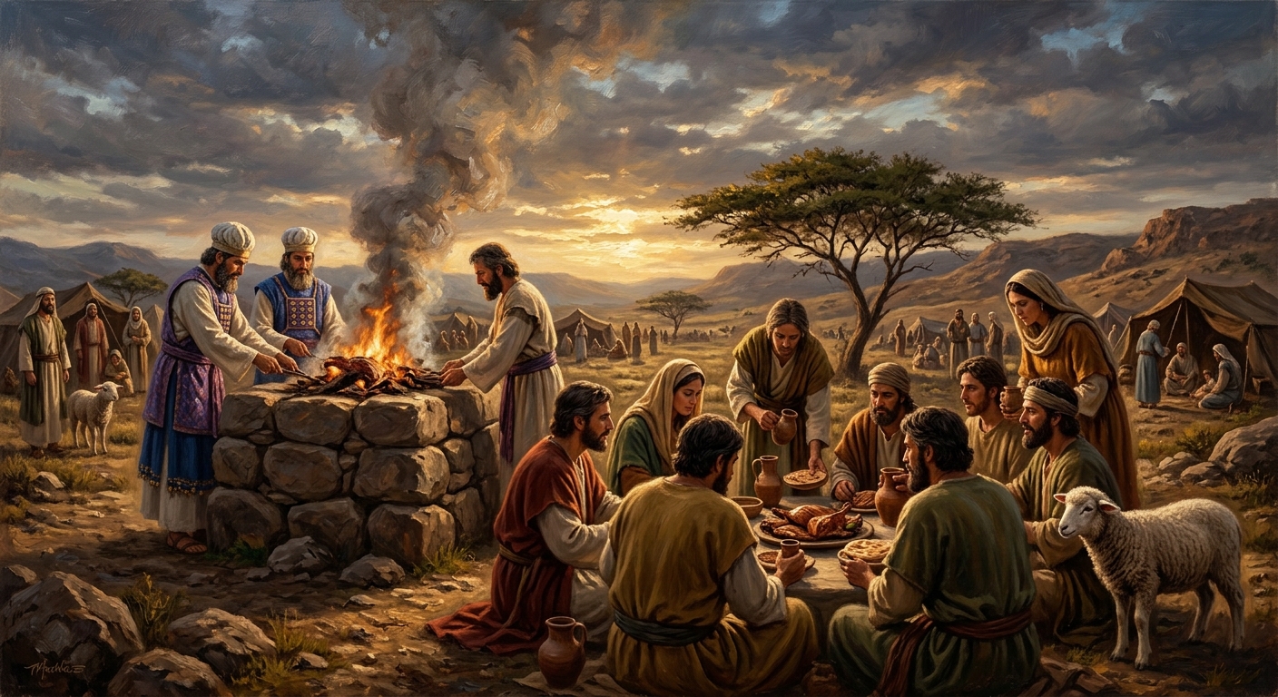 Leviticus 3 Biblical Illustration