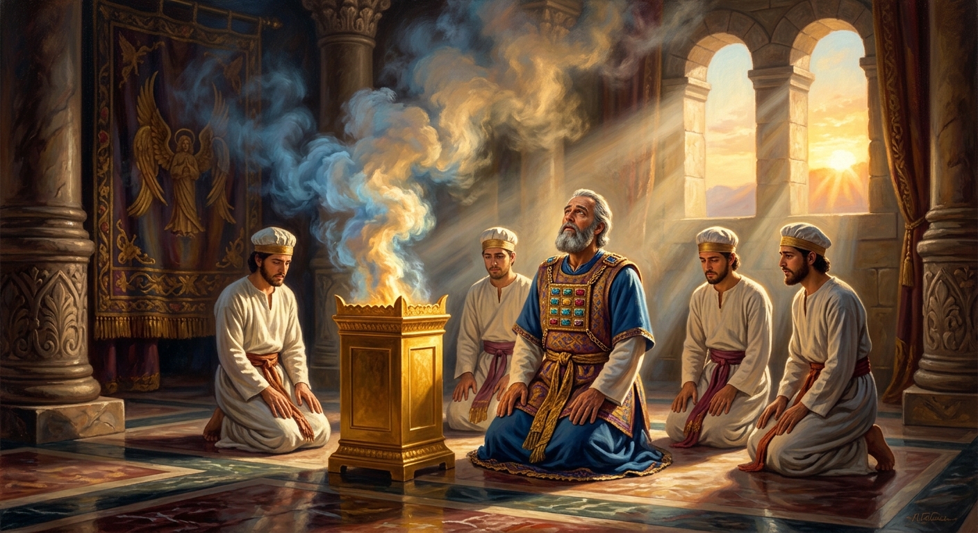 Leviticus 8 Biblical Illustration