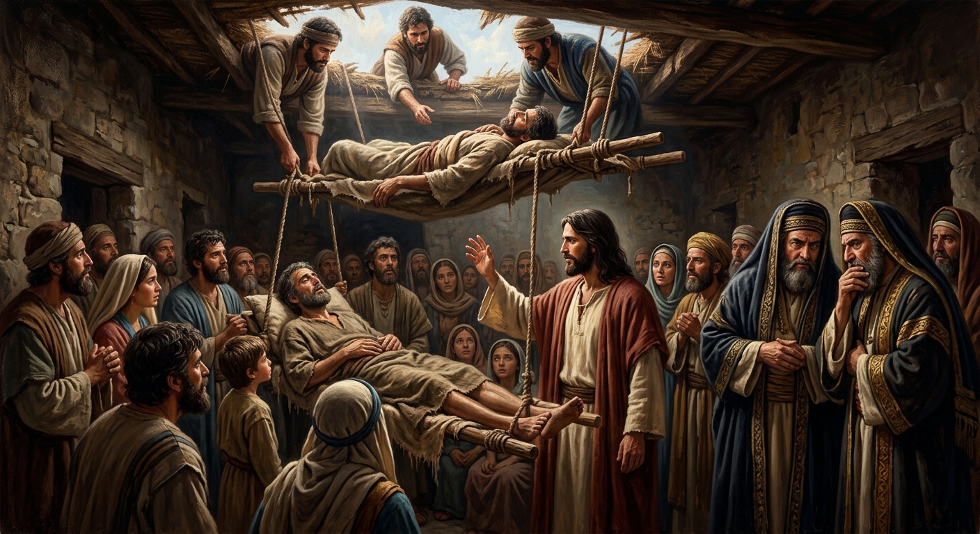 Mark 2 Biblical Illustration