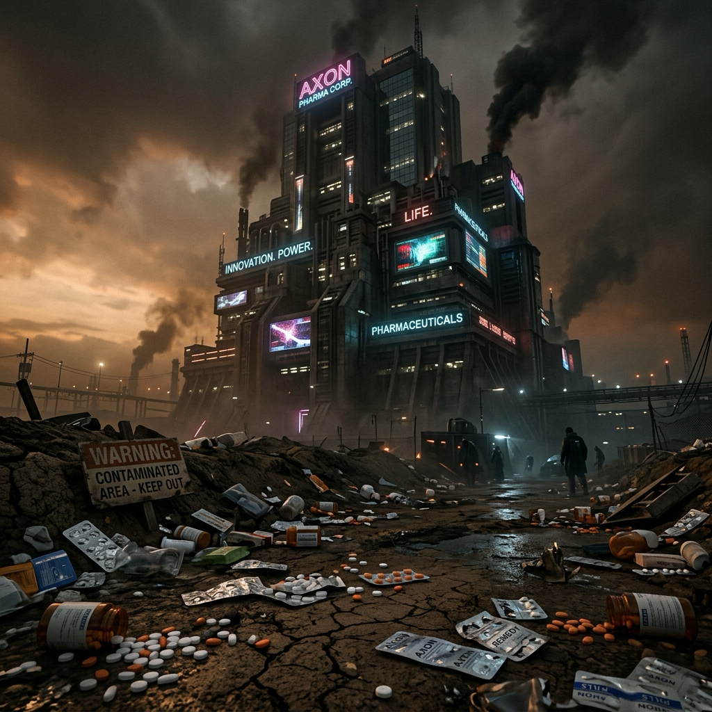 Dark corporate fortress of the world system