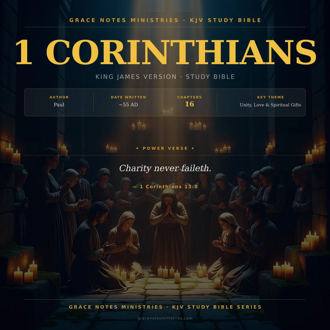 1 Corinthians KJV Study Bible Infographic