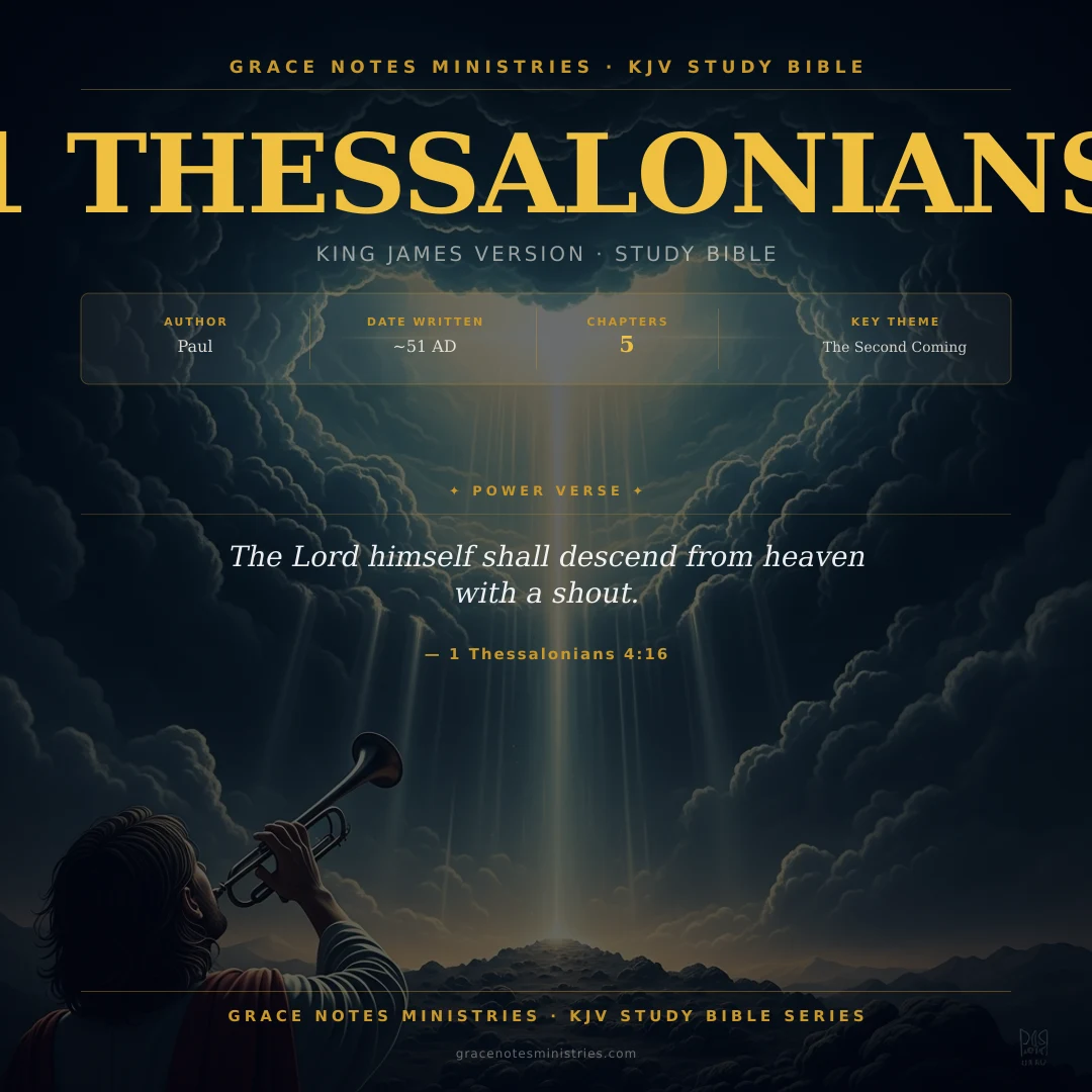 1 Thessalonians KJV Study Bible Infographic