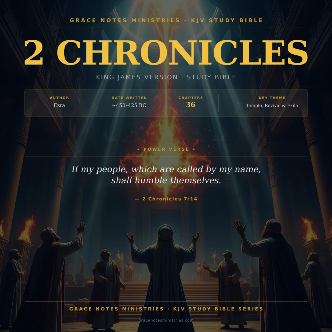 2 Chronicles KJV Study Bible Infographic