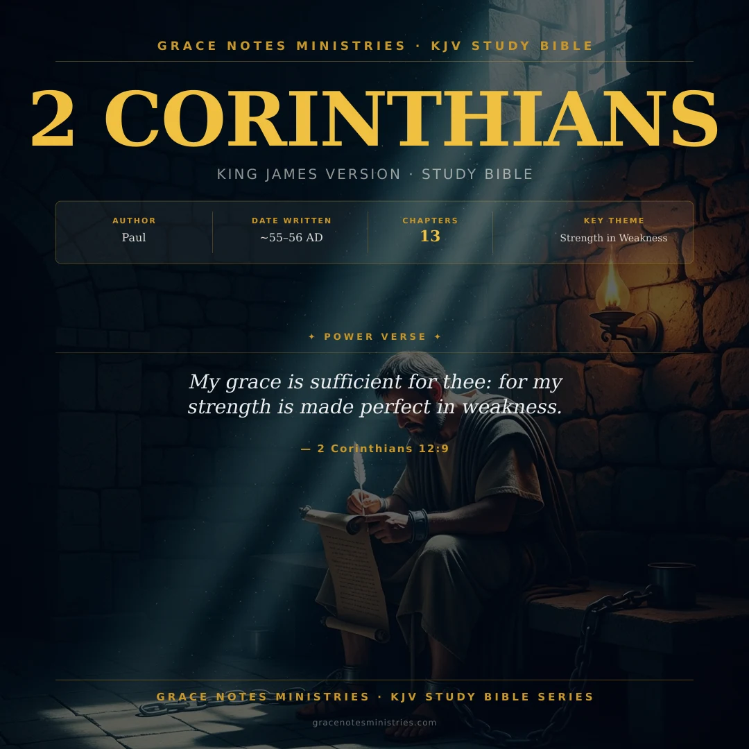 2 Corinthians KJV Study Bible Infographic