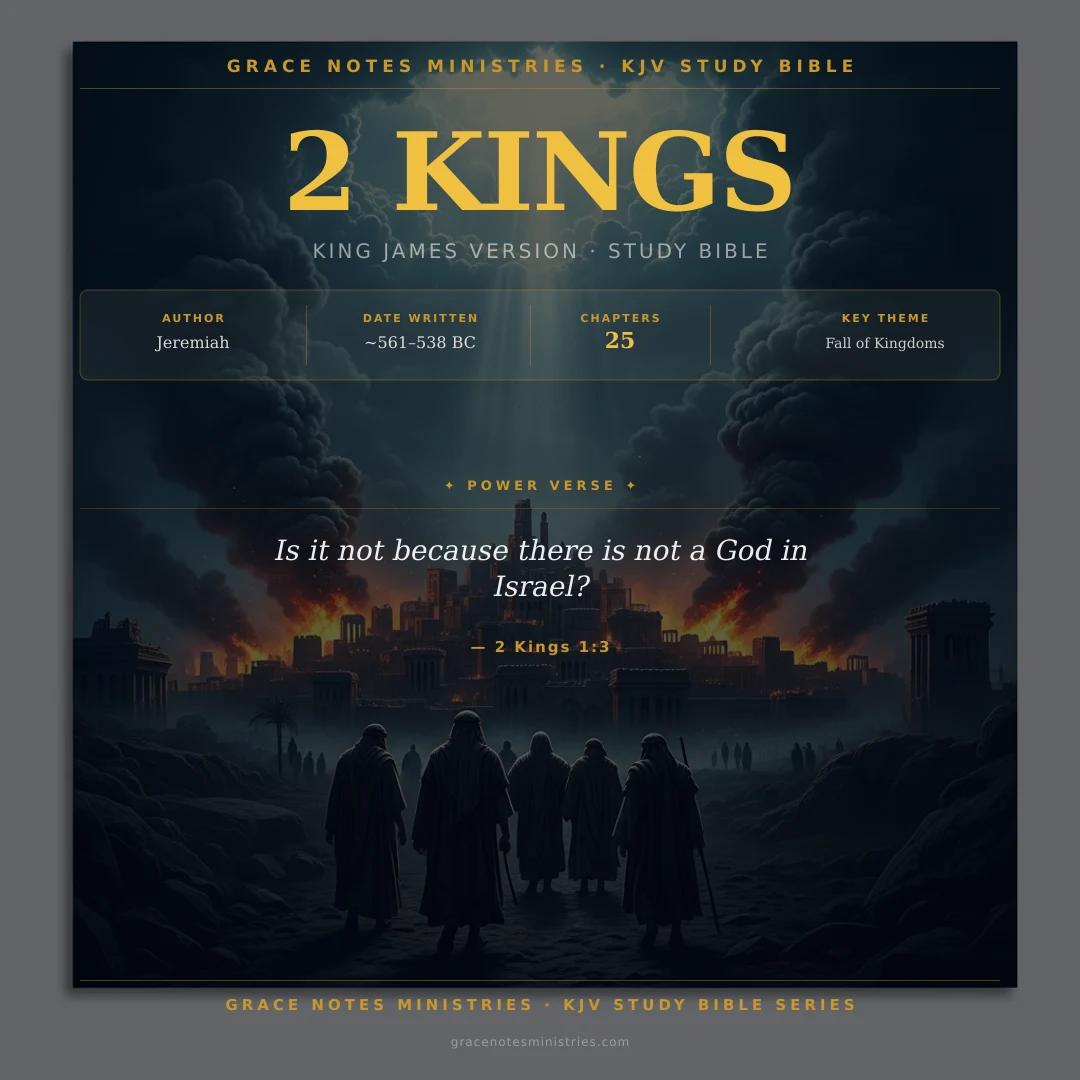 2 Kings KJV Study Bible Infographic