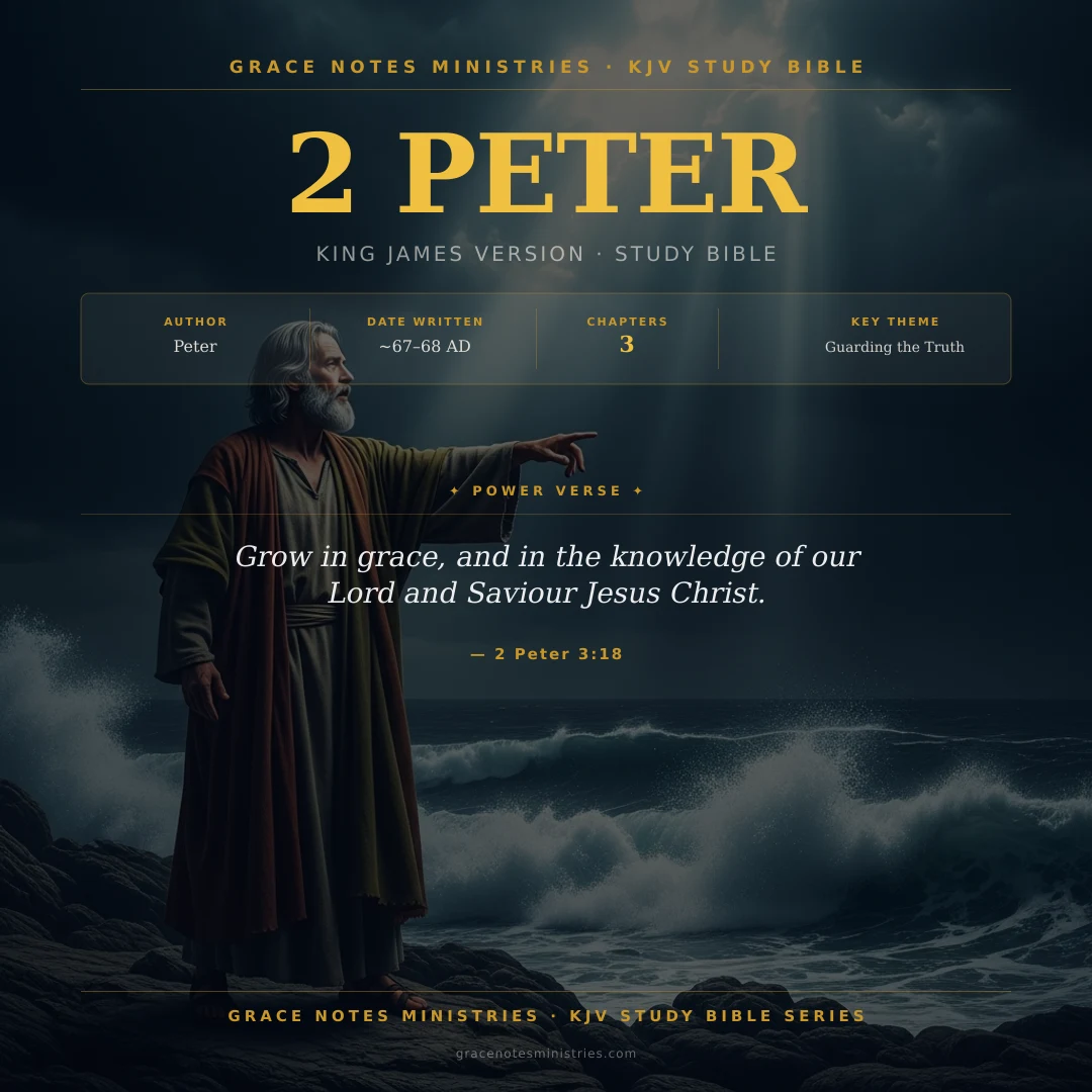 2 Peter KJV Study Bible Infographic