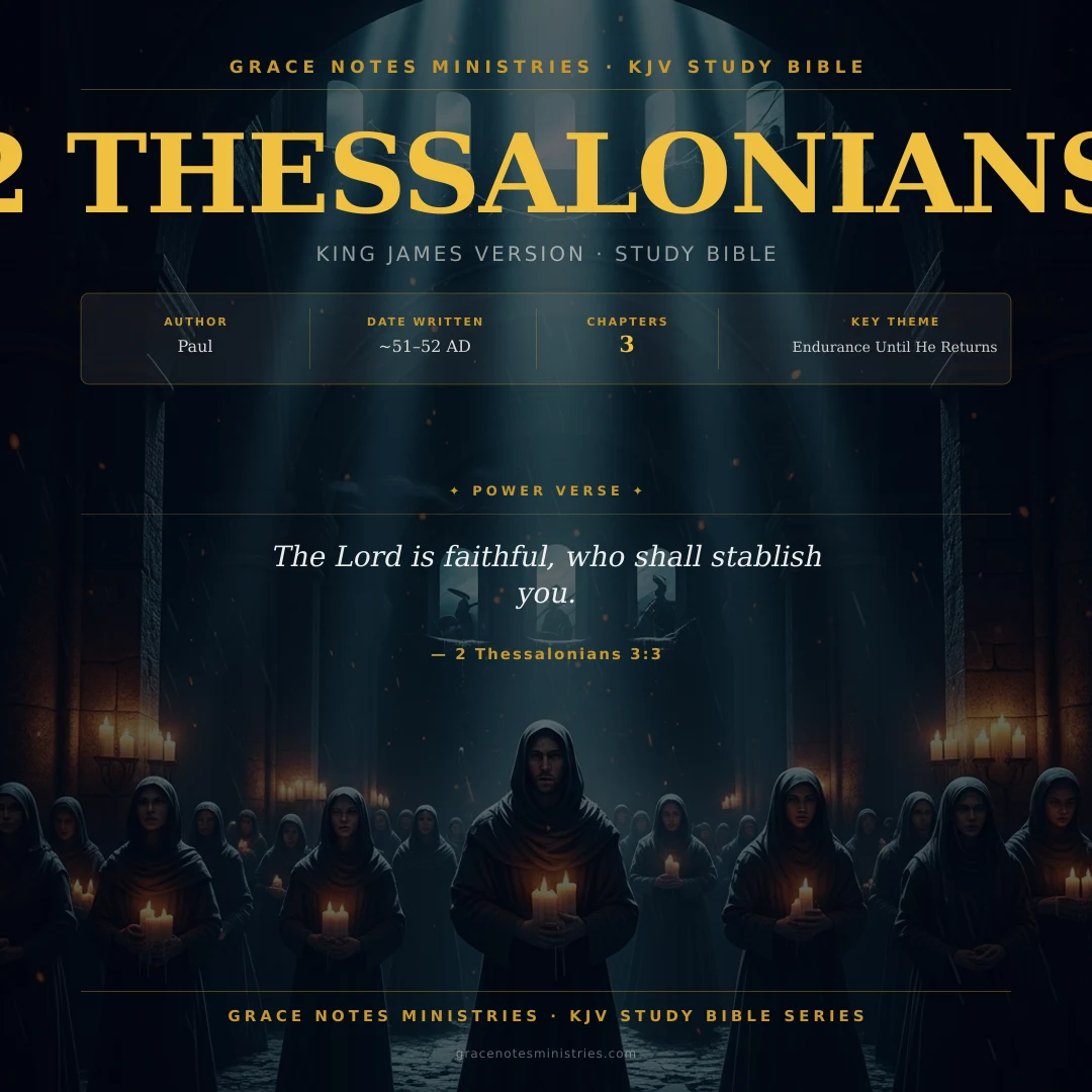 2 Thessalonians KJV Study Bible Infographic