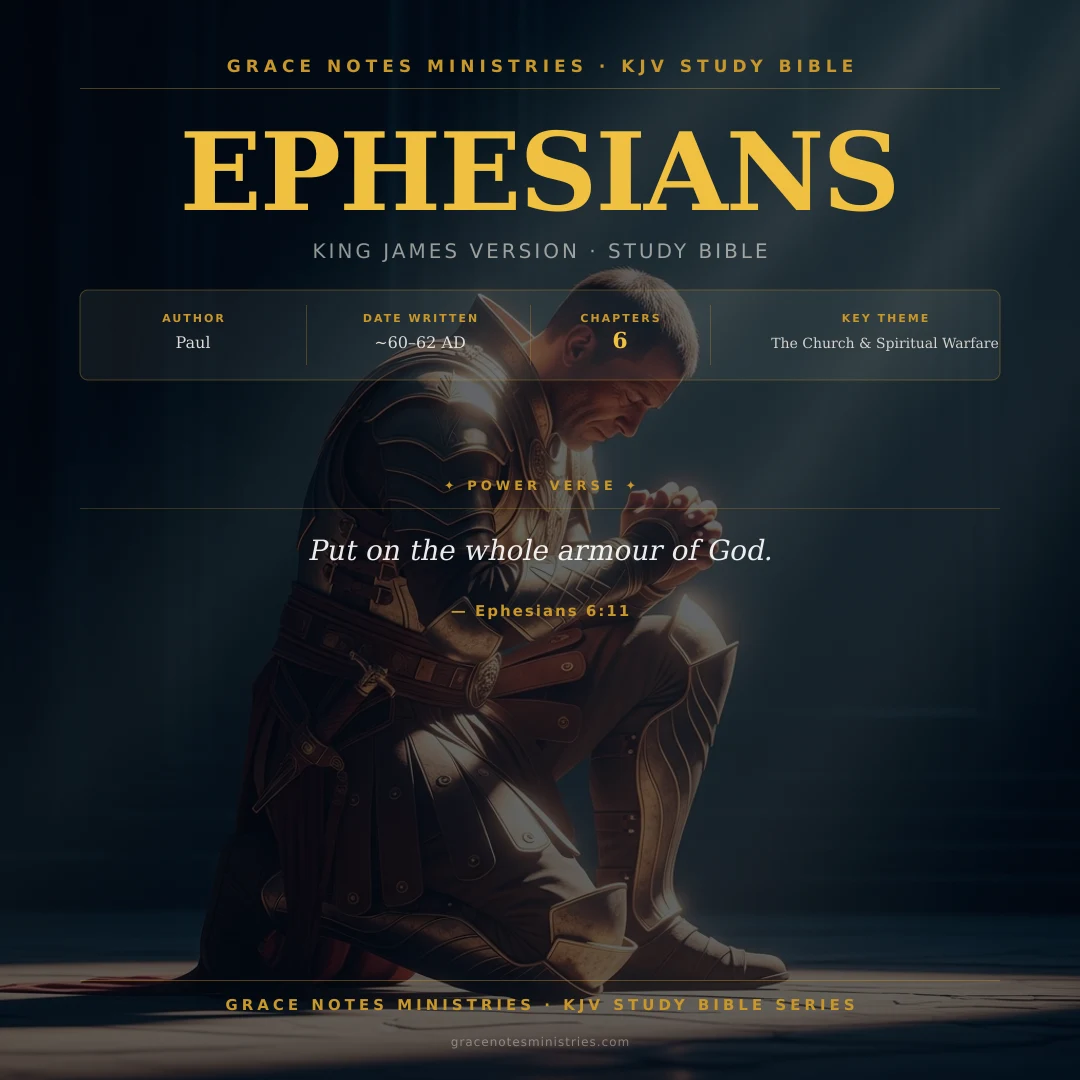 Ephesians KJV Study Bible Infographic
