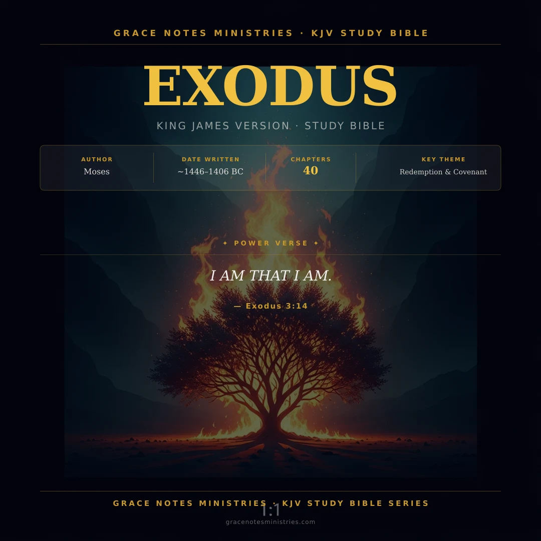 Exodus KJV Study Bible Infographic