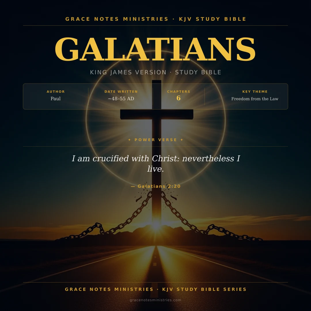 Galatians KJV Study Bible Infographic