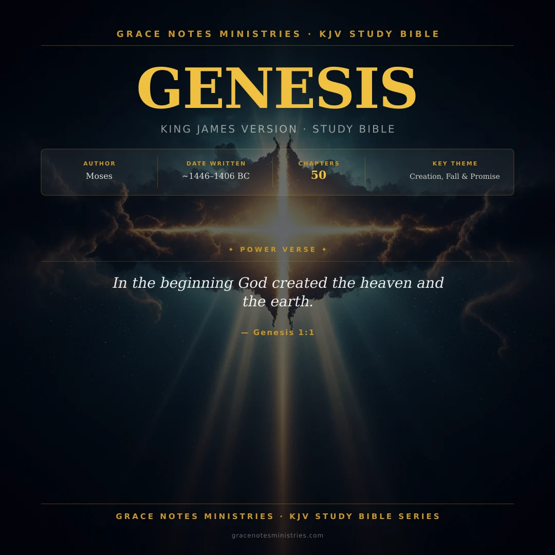 Genesis KJV Study Bible Infographic