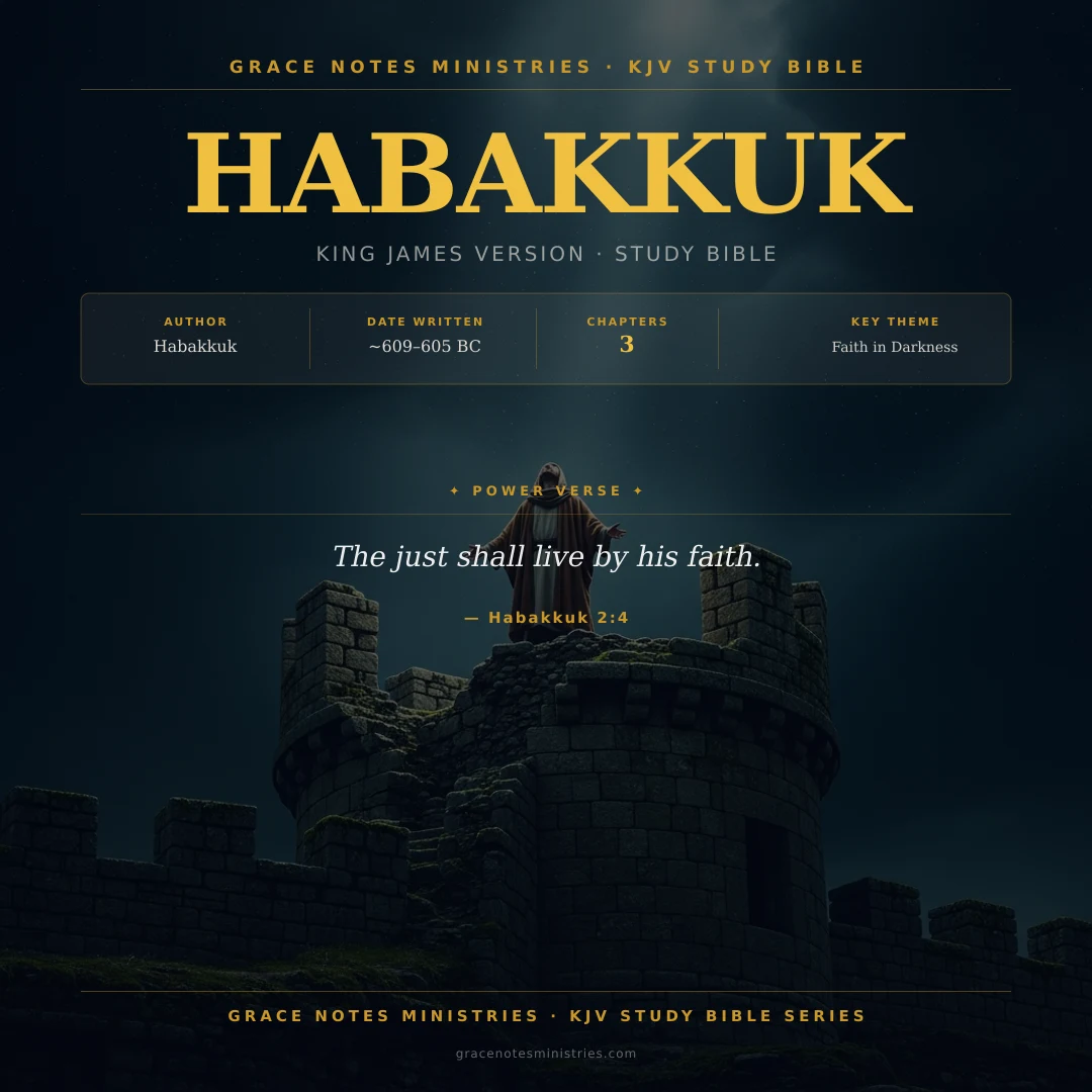 Habakkuk KJV Study Bible Infographic