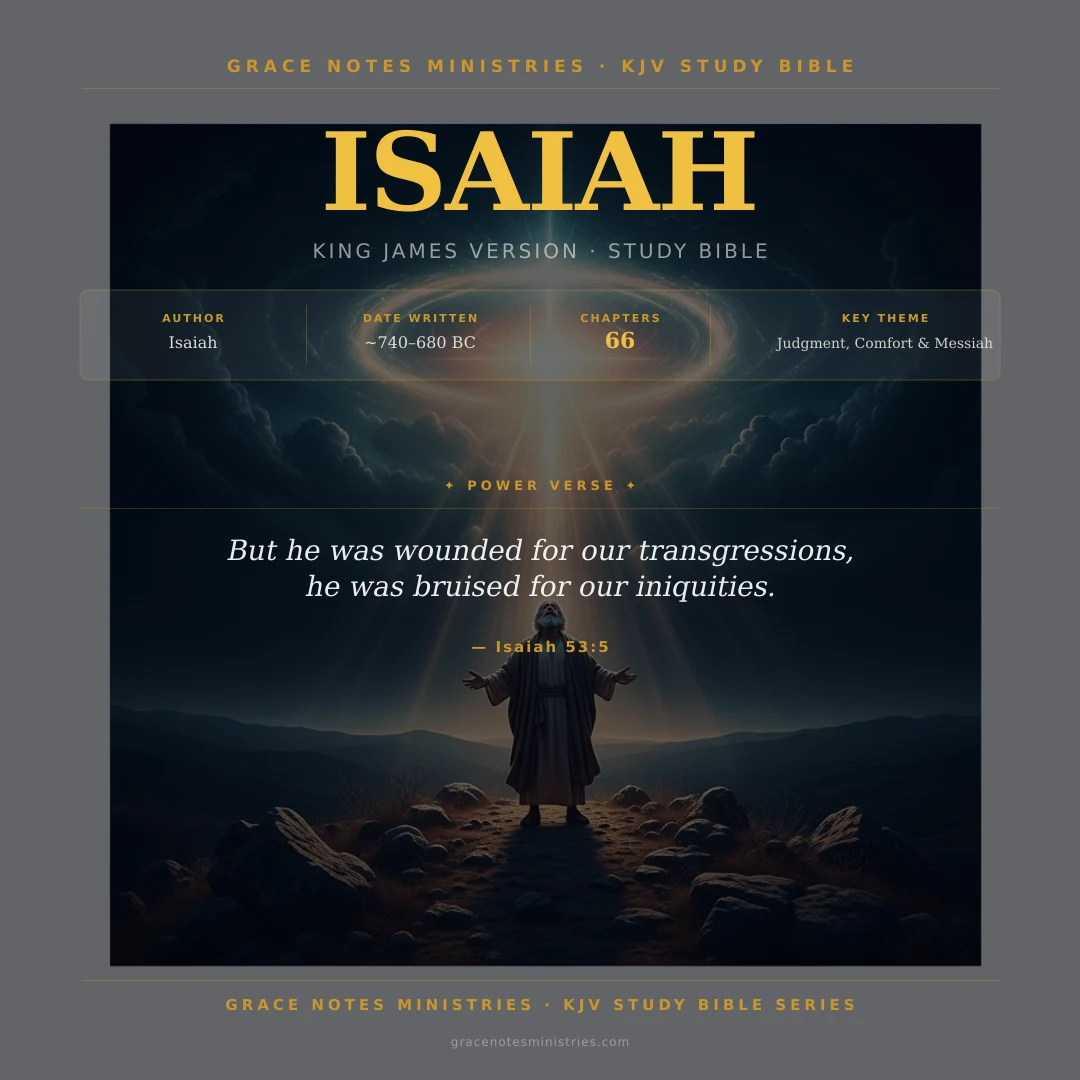 Isaiah KJV Study Bible Infographic