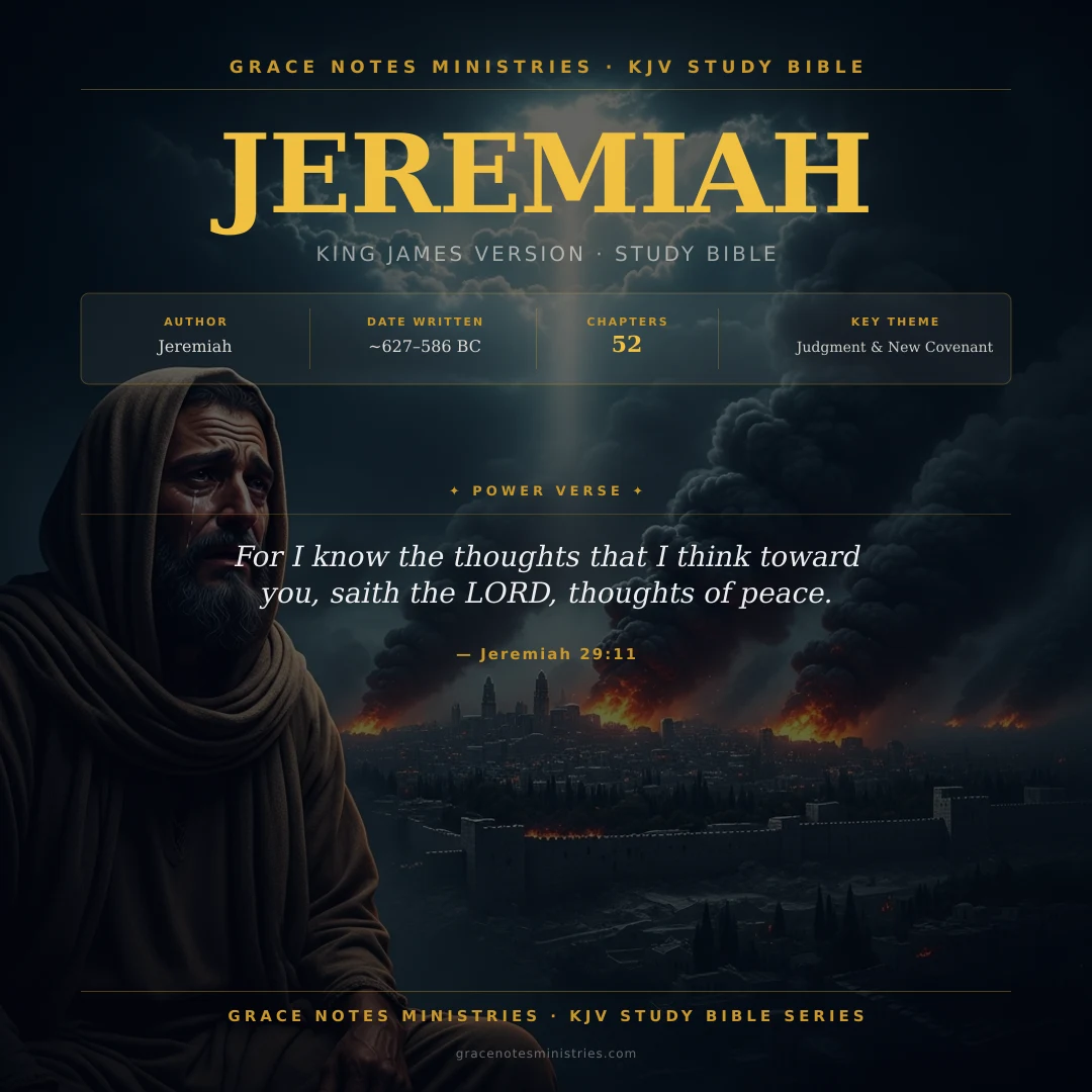 Jeremiah KJV Study Bible Infographic