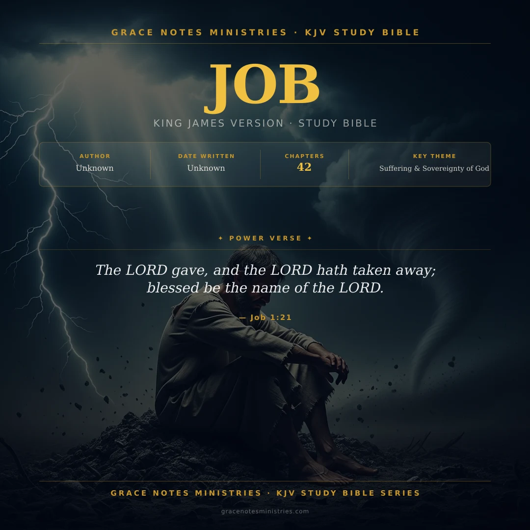 Job KJV Study Bible Infographic