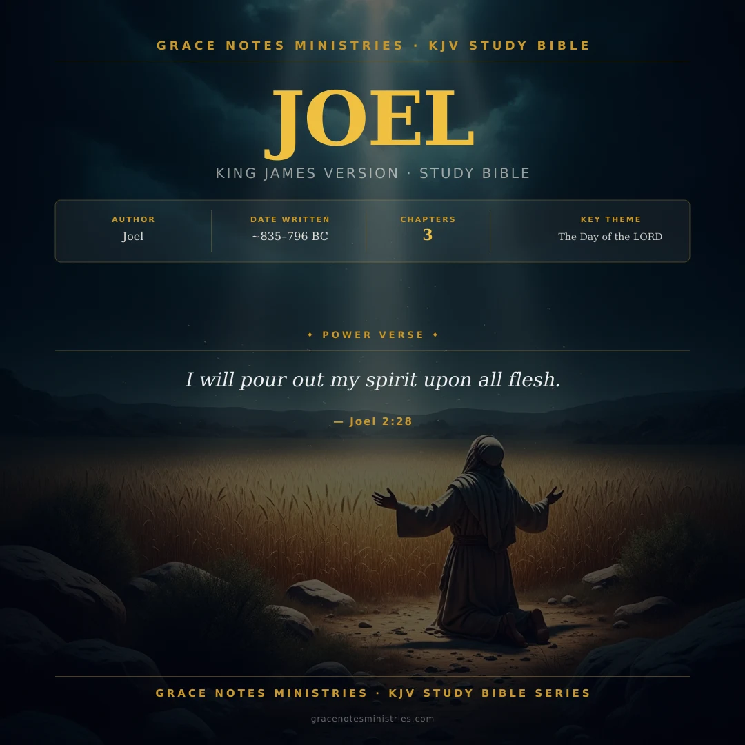 Joel KJV Study Bible Infographic