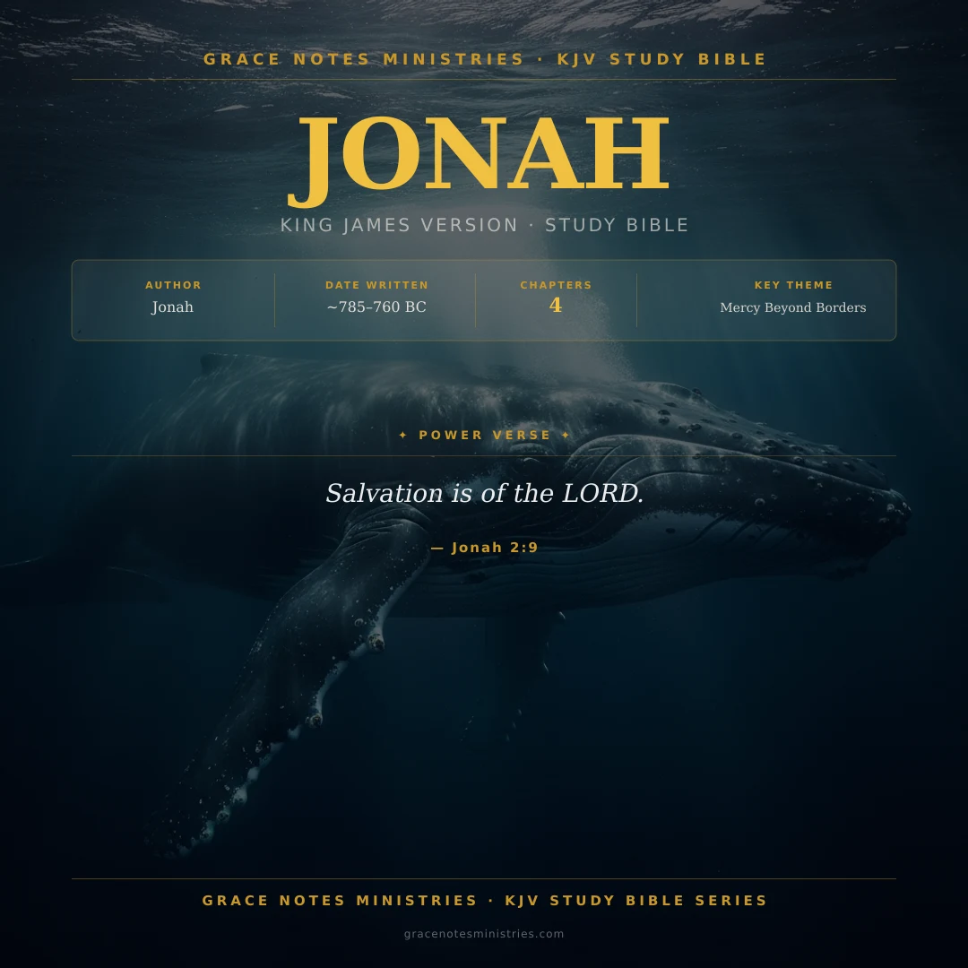 Jonah KJV Study Bible Infographic