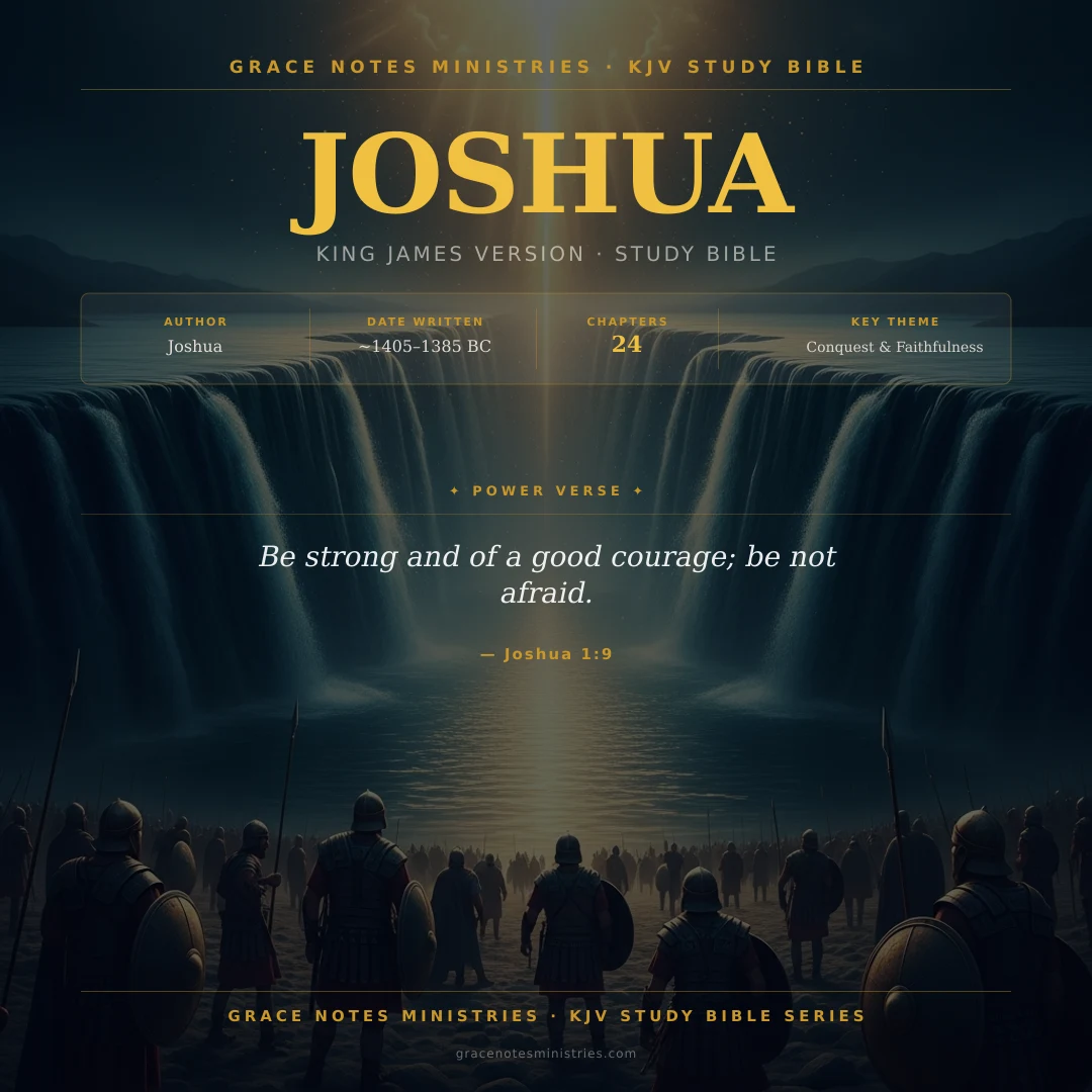 Joshua KJV Study Bible Infographic