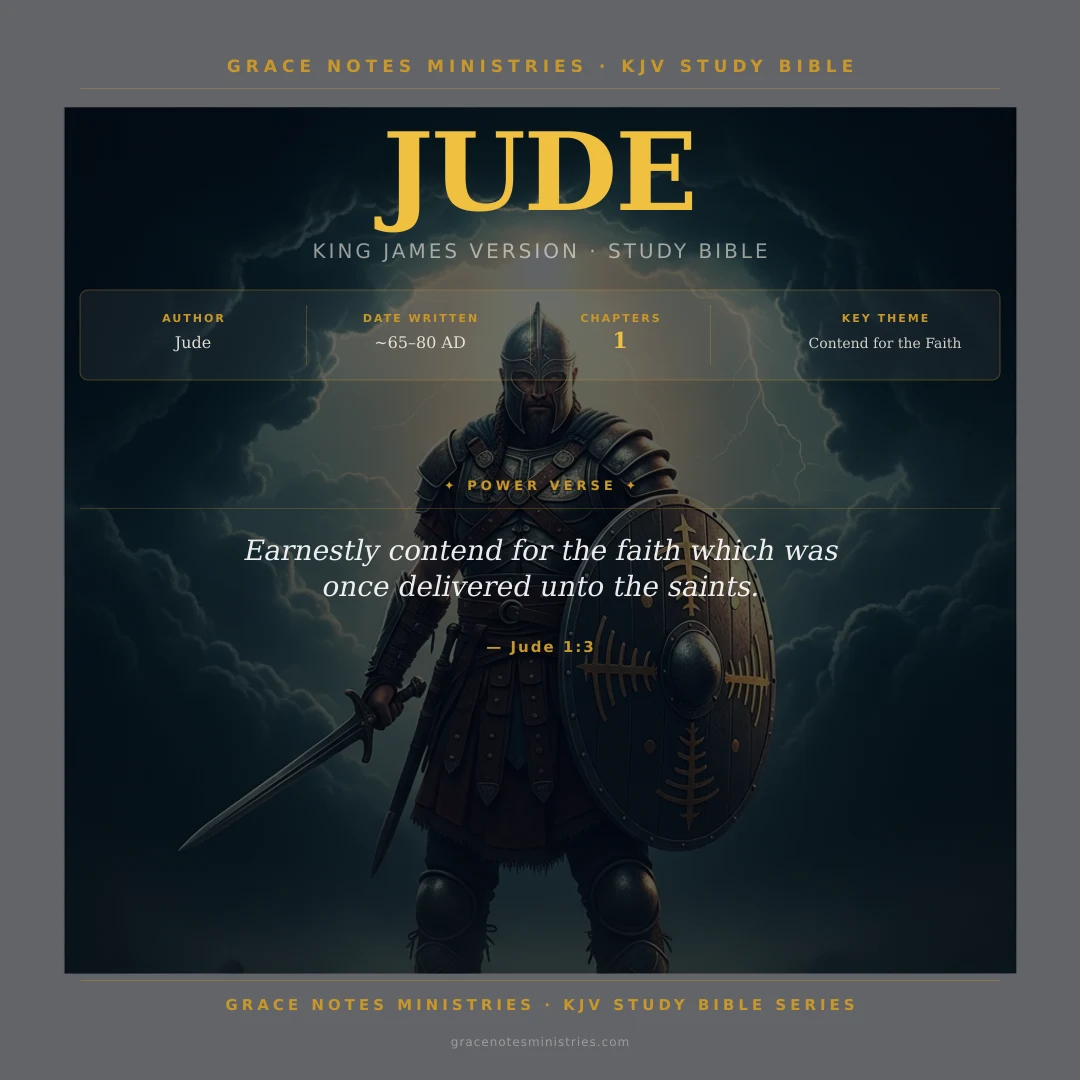 Jude KJV Study Bible Infographic