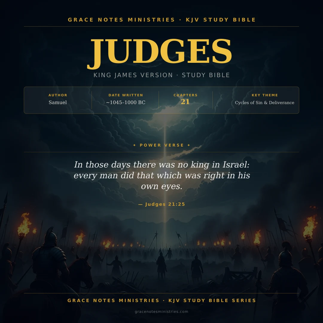 Judges KJV Study Bible Infographic