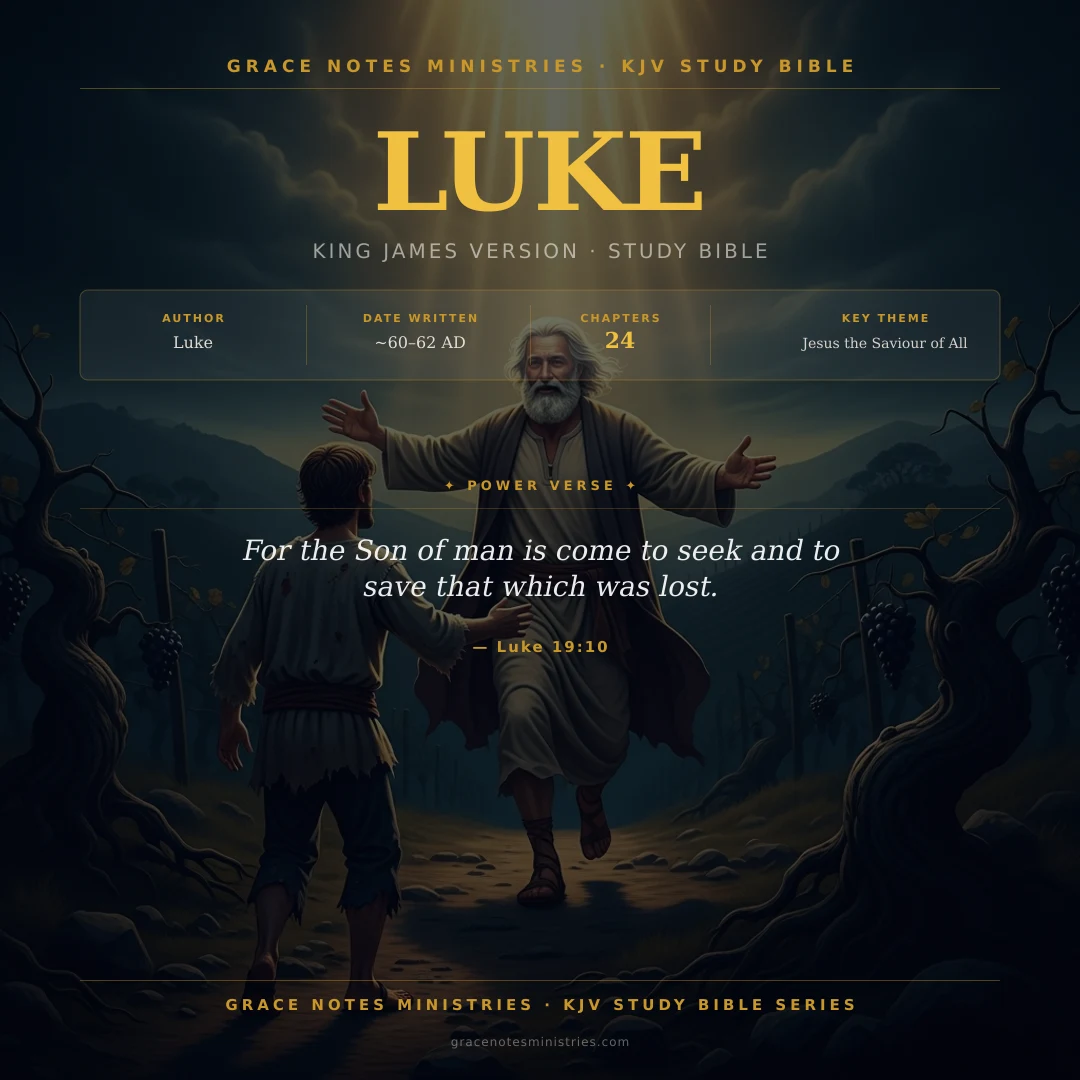 Luke KJV Study Bible Infographic