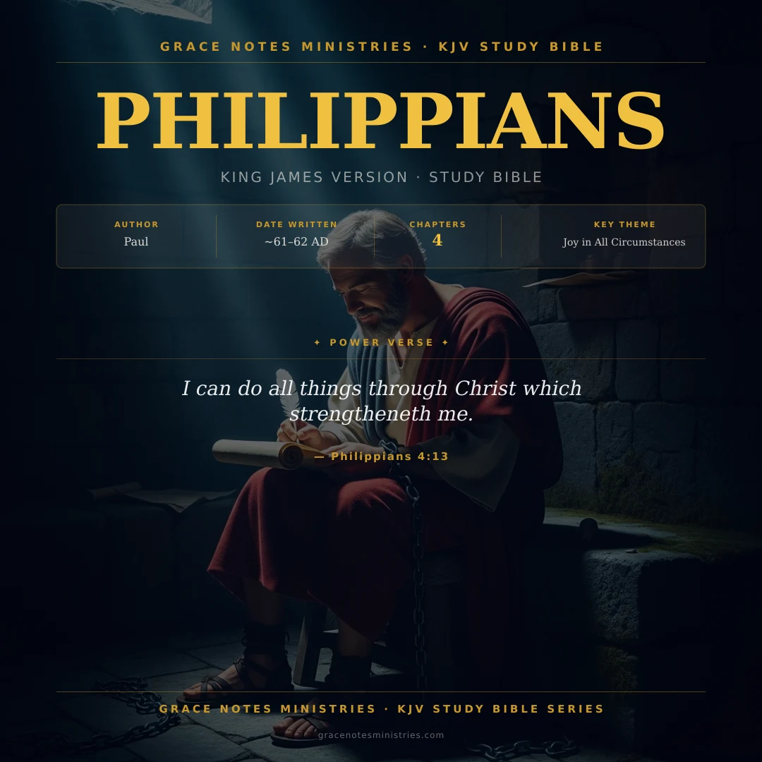 Philippians KJV Study Bible Infographic