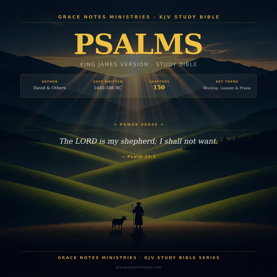 Psalms KJV Study Bible Infographic